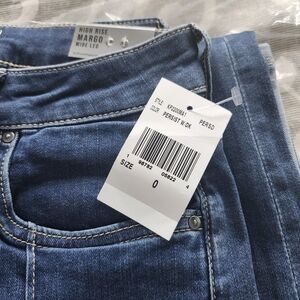 Kut from the Kloth High Rise Wide Leg Jeans - Indigo